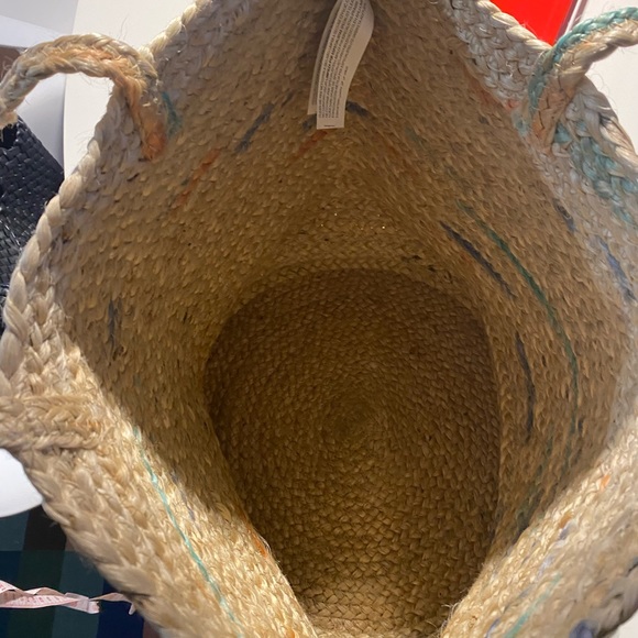 Zara jute large bag - Picture 3 of 4